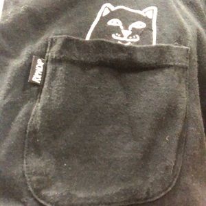 RIPNDIP BLACK TEE FOR CHEAP